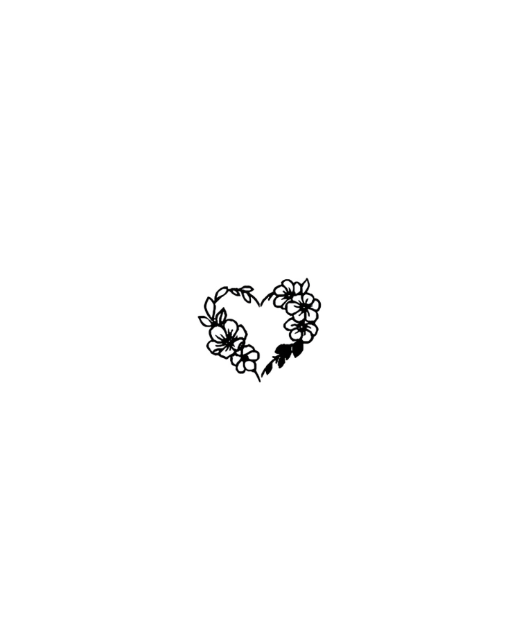 Coeur en fleur